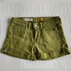 Anthropologie Pilcro Cuffed Washed Denim Shorts